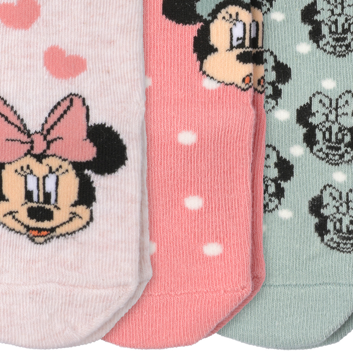 3 Paar Minnie Maus Socken im Set