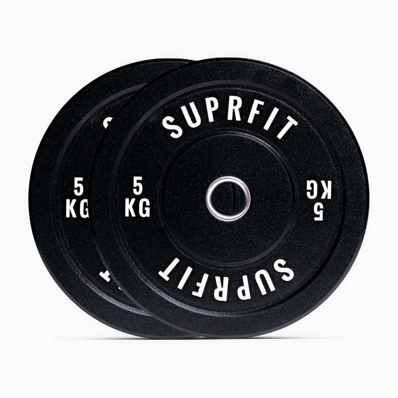 SUPRFIT Bumper Plates HiTemp White Logo (Paar) Hantelscheiben