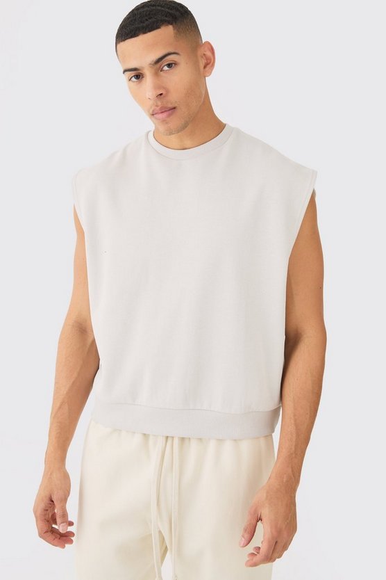 Kastiger Oversize Jersey-Tanktop