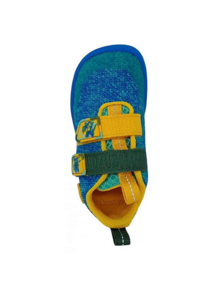 Affenzahn Barfußschuhe Knit Happy Bär in Blau günstig kaufen