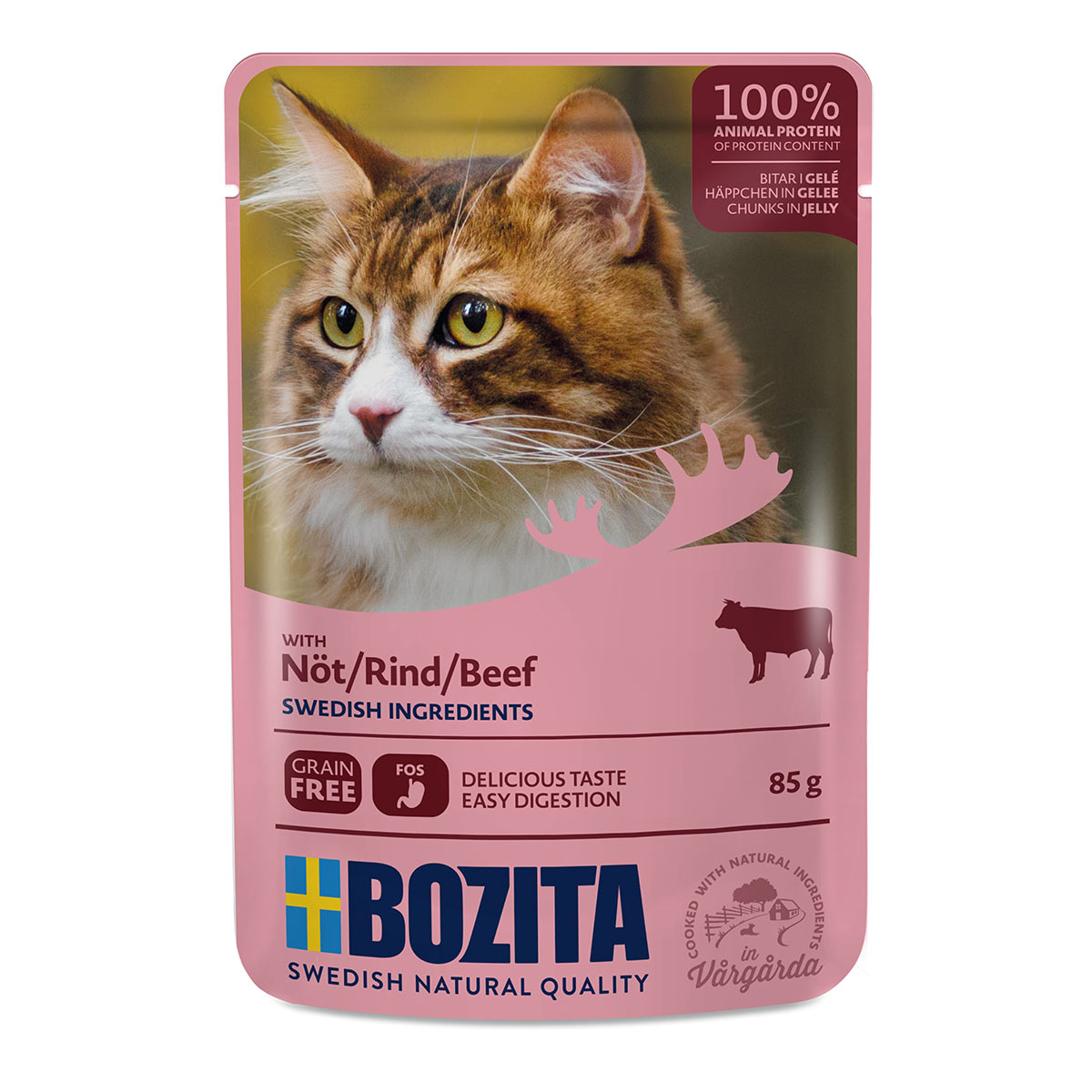 Bozita Pouch Häppchen in Gelee mit Rind kaufen bei ZooRoyal