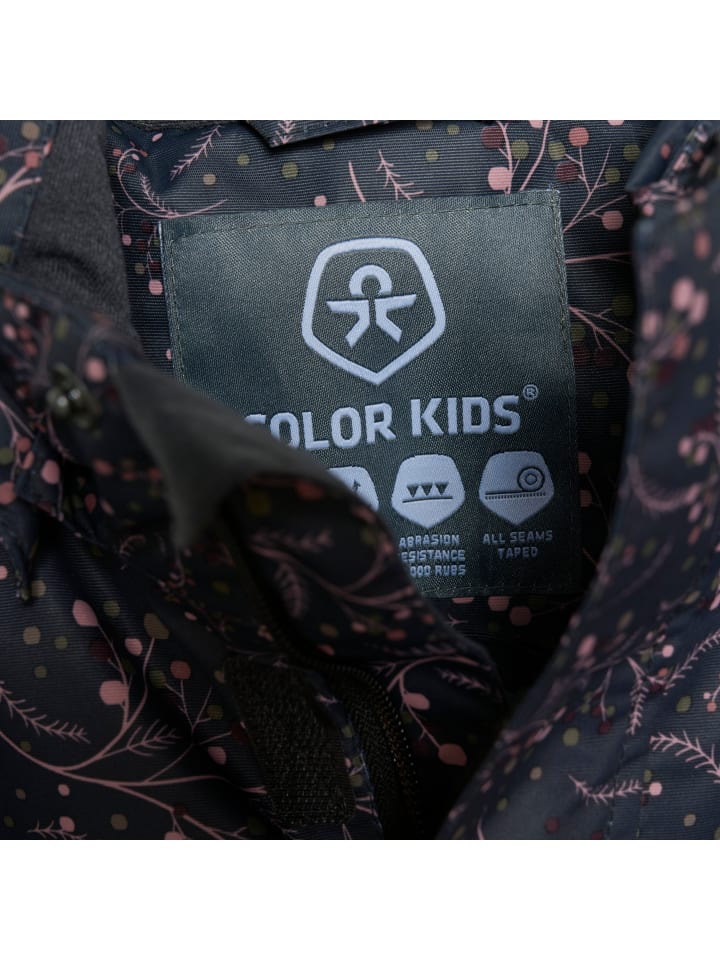 Color Kids Schneeoverall 741089 Schneeanzug mit Kapuze und Fußschlafen in Grau günstig kaufen