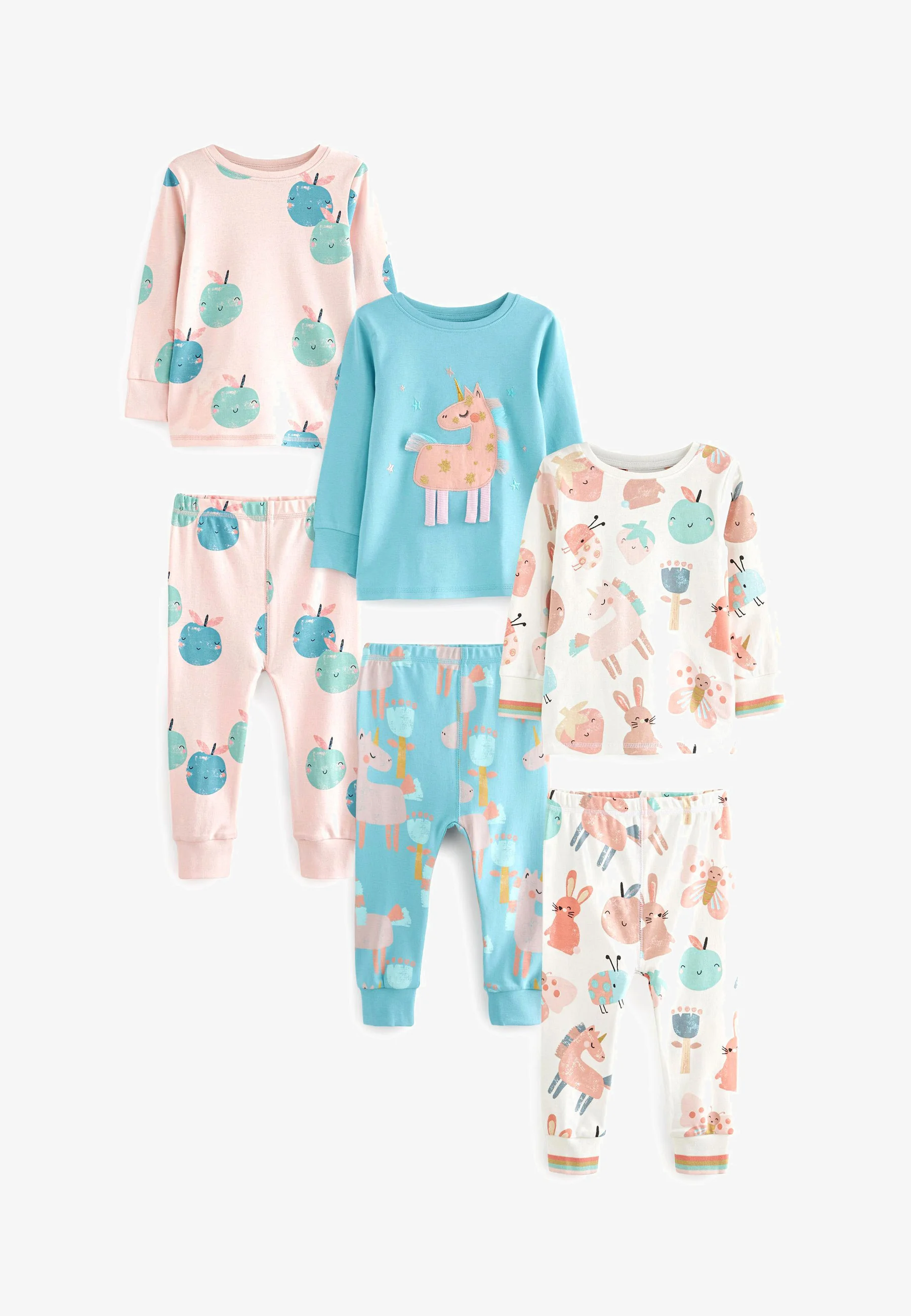 Siguiente PACK DE 3 CONJUNTO ESTÁNDAR - Pijamas
