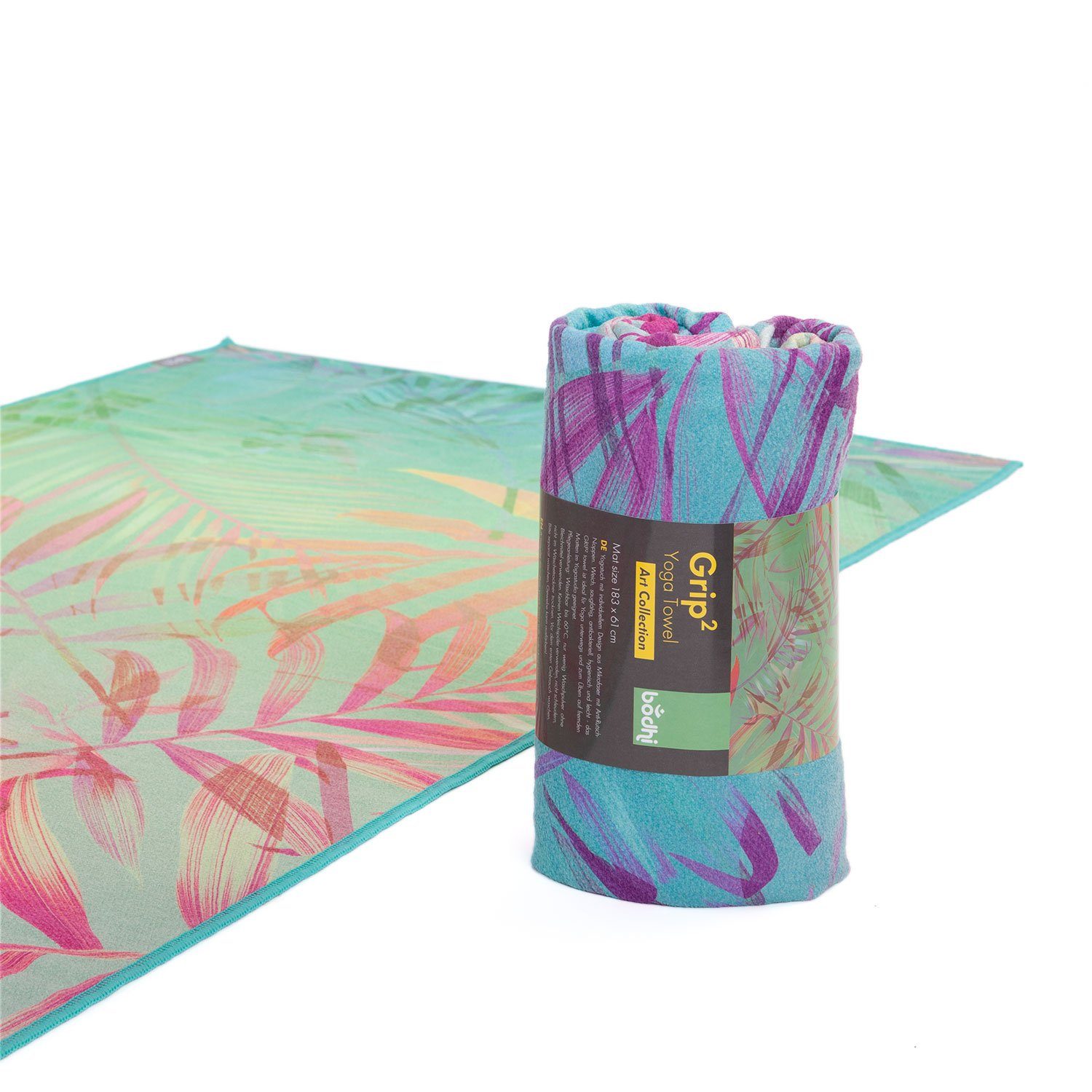 bodhi Sporthandtuch Yogatuch GRIP² Yoga Towel - Jungle Fever