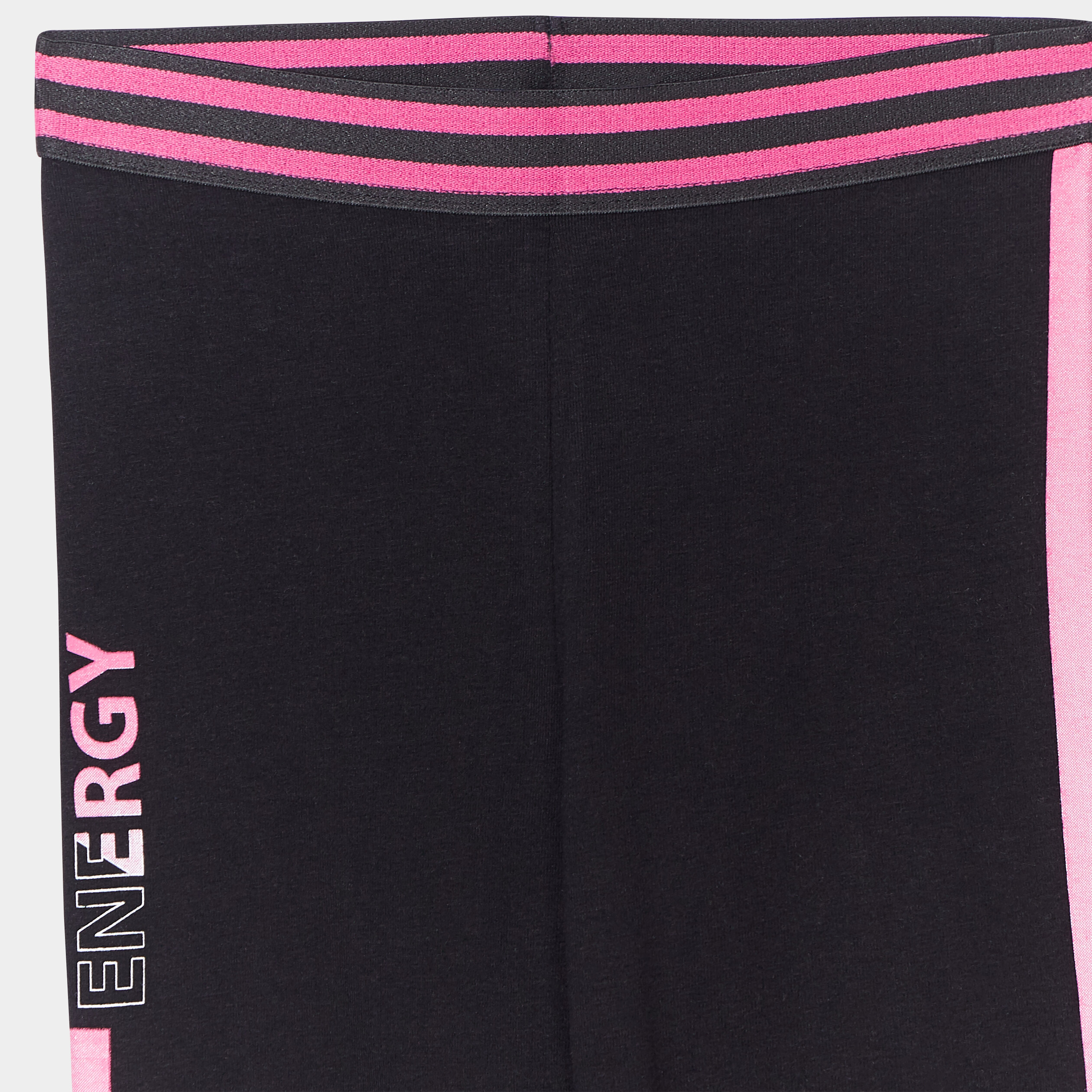 Legging avec bandes contrastantes noir fille | La Halle