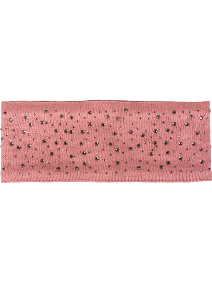 styleBREAKER Feinstrick Stirnband in Rosa günstig kaufen onesize