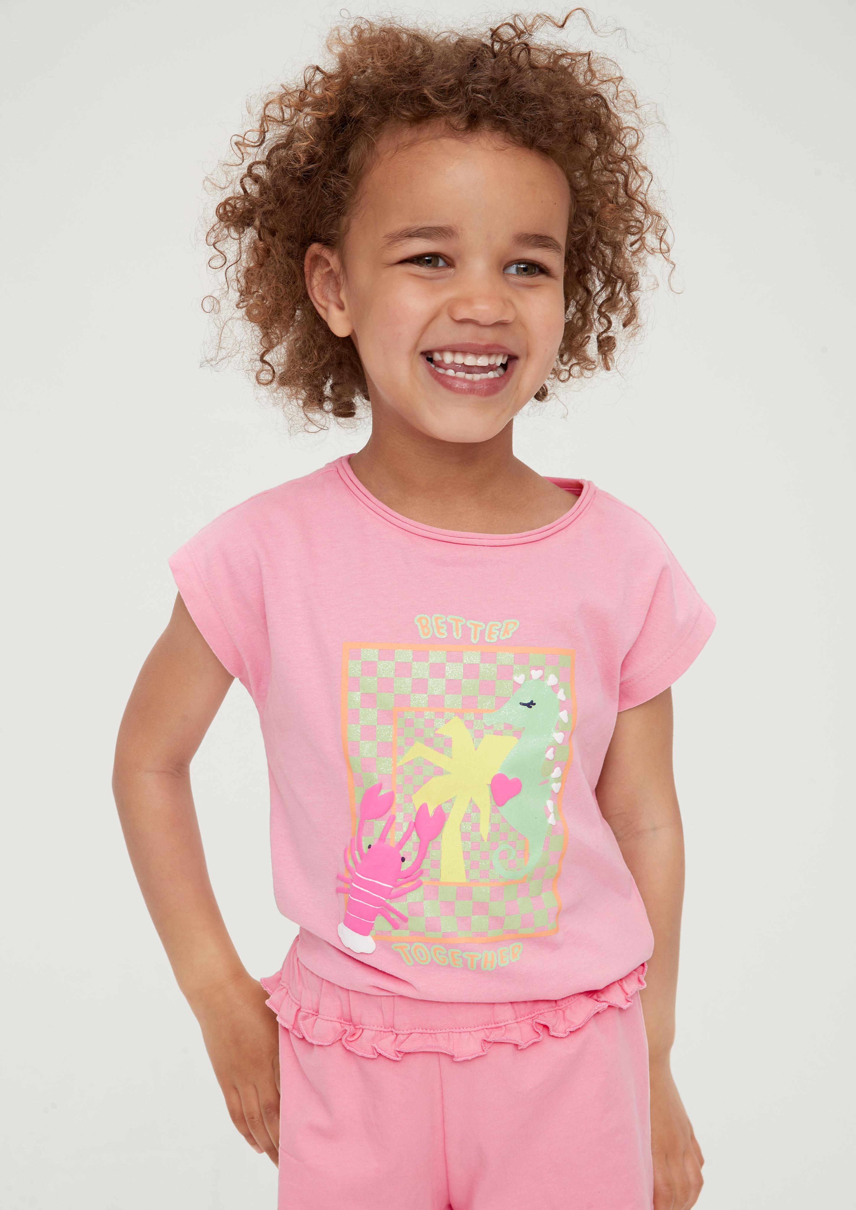 T-Shirt mit Frontprint  2130564-4325