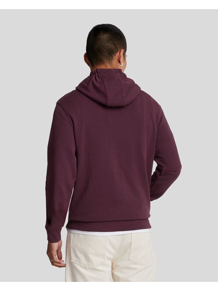 Lyle & Scott Hoodie in Bordeaux günstig kaufen