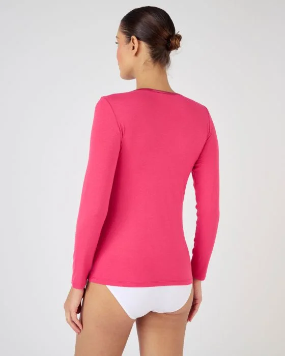 T-shirt Thermolactyl Sensitive biais satin, manches longues