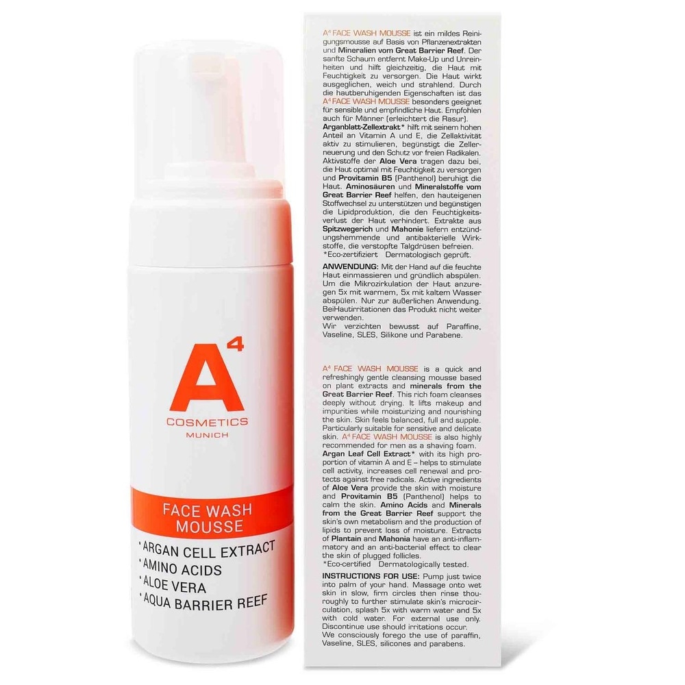 A4 Cosmetics Face Wash Mousse nettoyage du visage