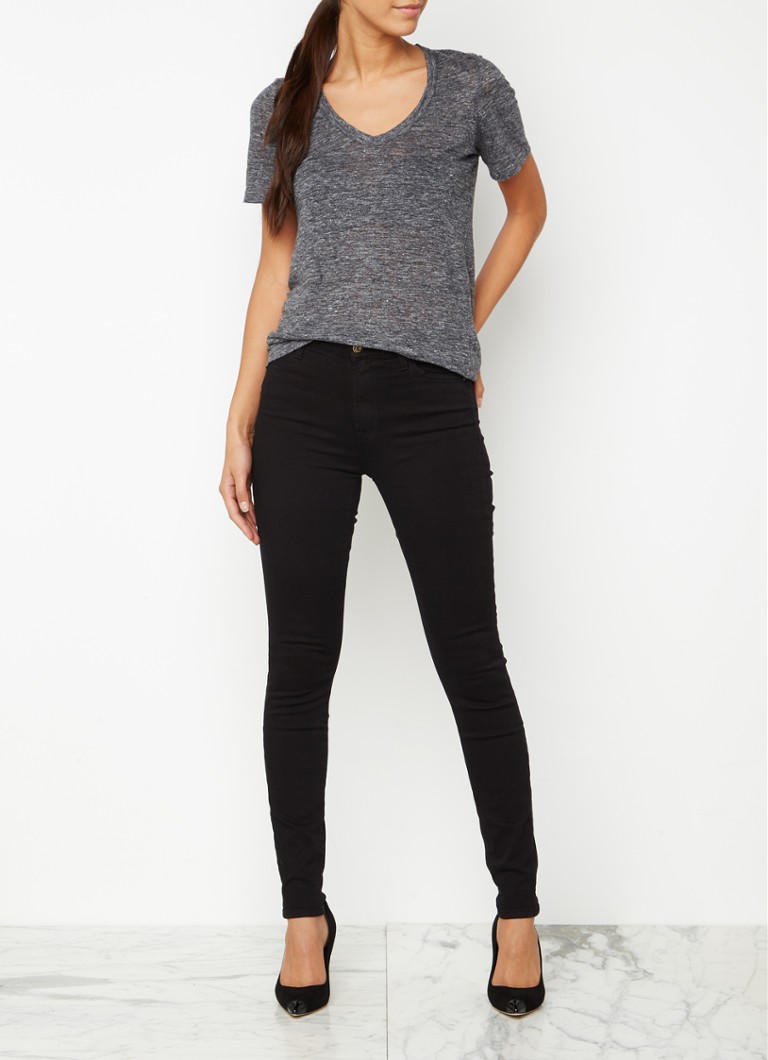 Blugi skinny cu talie medie 7 For All Mankind Illusion
