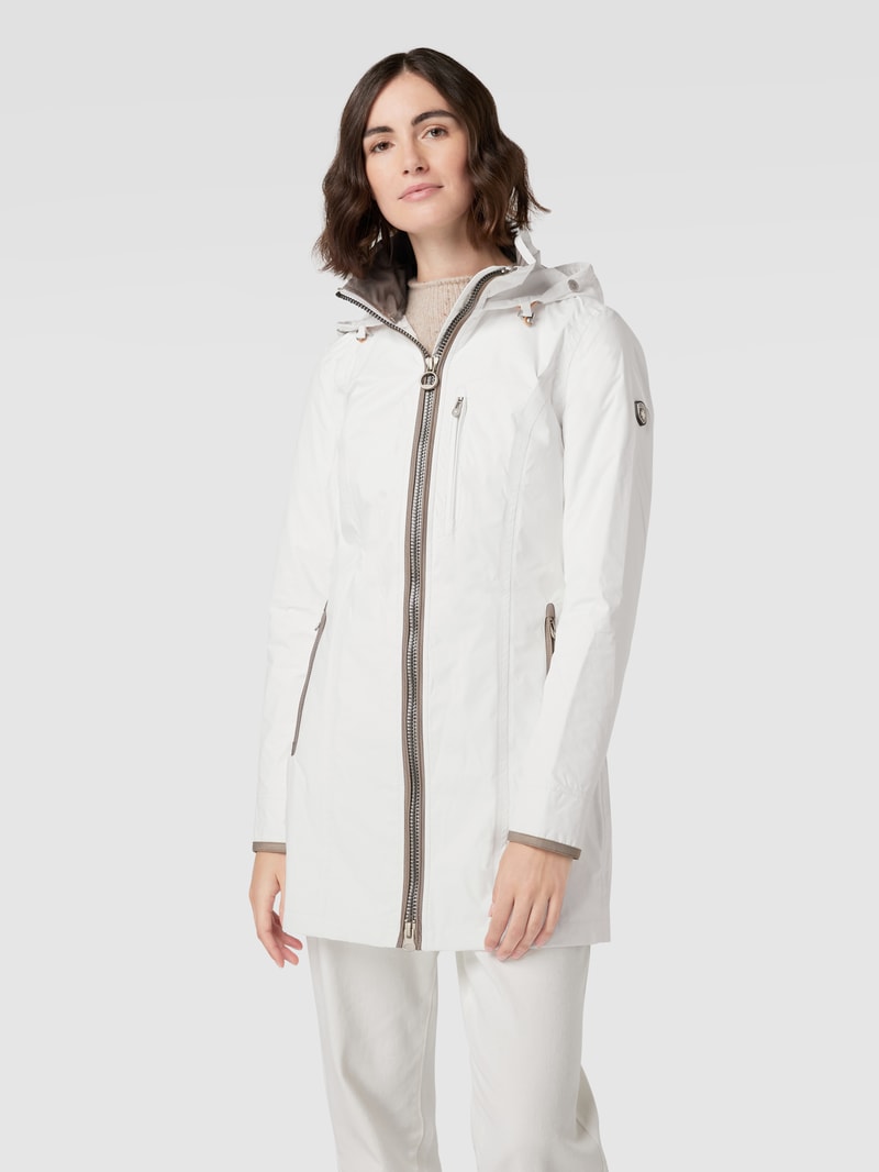 Funktionsjacke mit Kapuze Modell 'Westside' in weiß