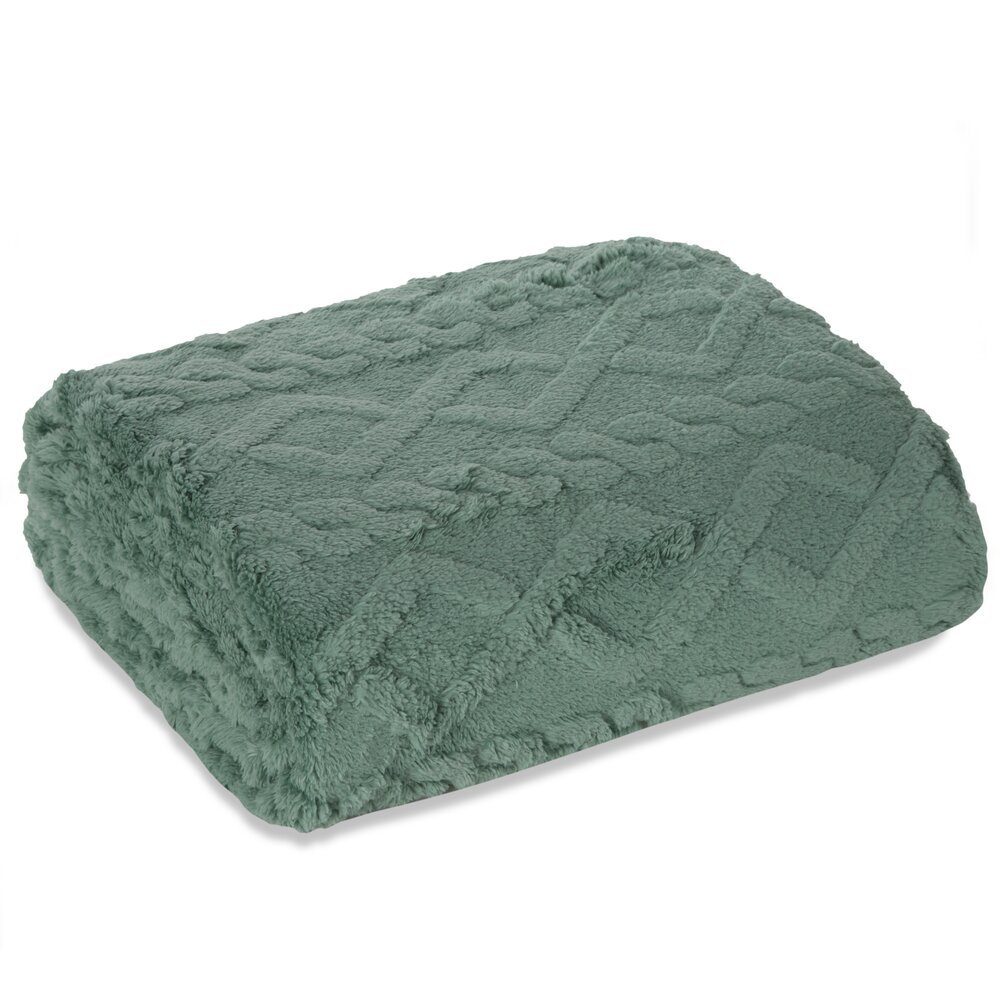 Wohndecke ZOPF, Design91, Weiche Kniedecke Wärmende Sofadecke ideal zur Herbstzeit