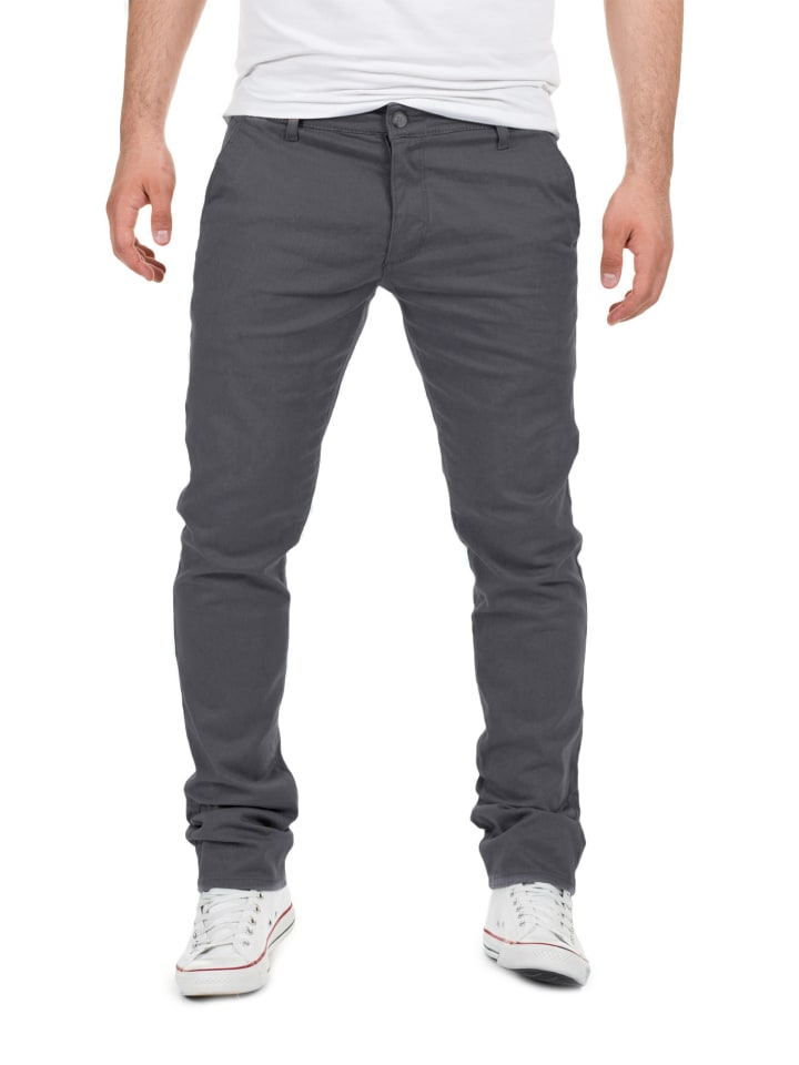 Yazubi Chinohose Dustin in Grau günstig kaufen