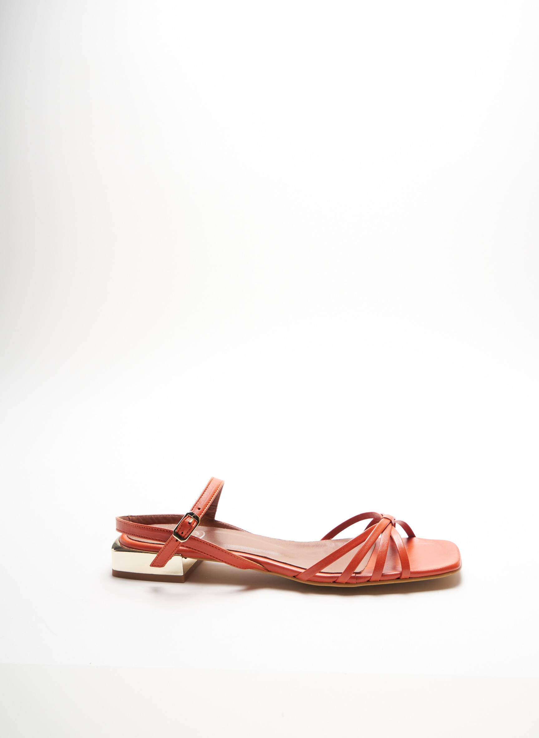 Sarenza Sandales Nu Pieds Femme couleur orange