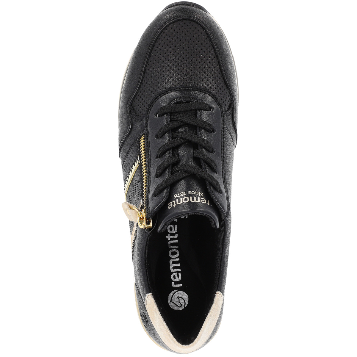 Remonte D1318 Sneaker Low schwarz