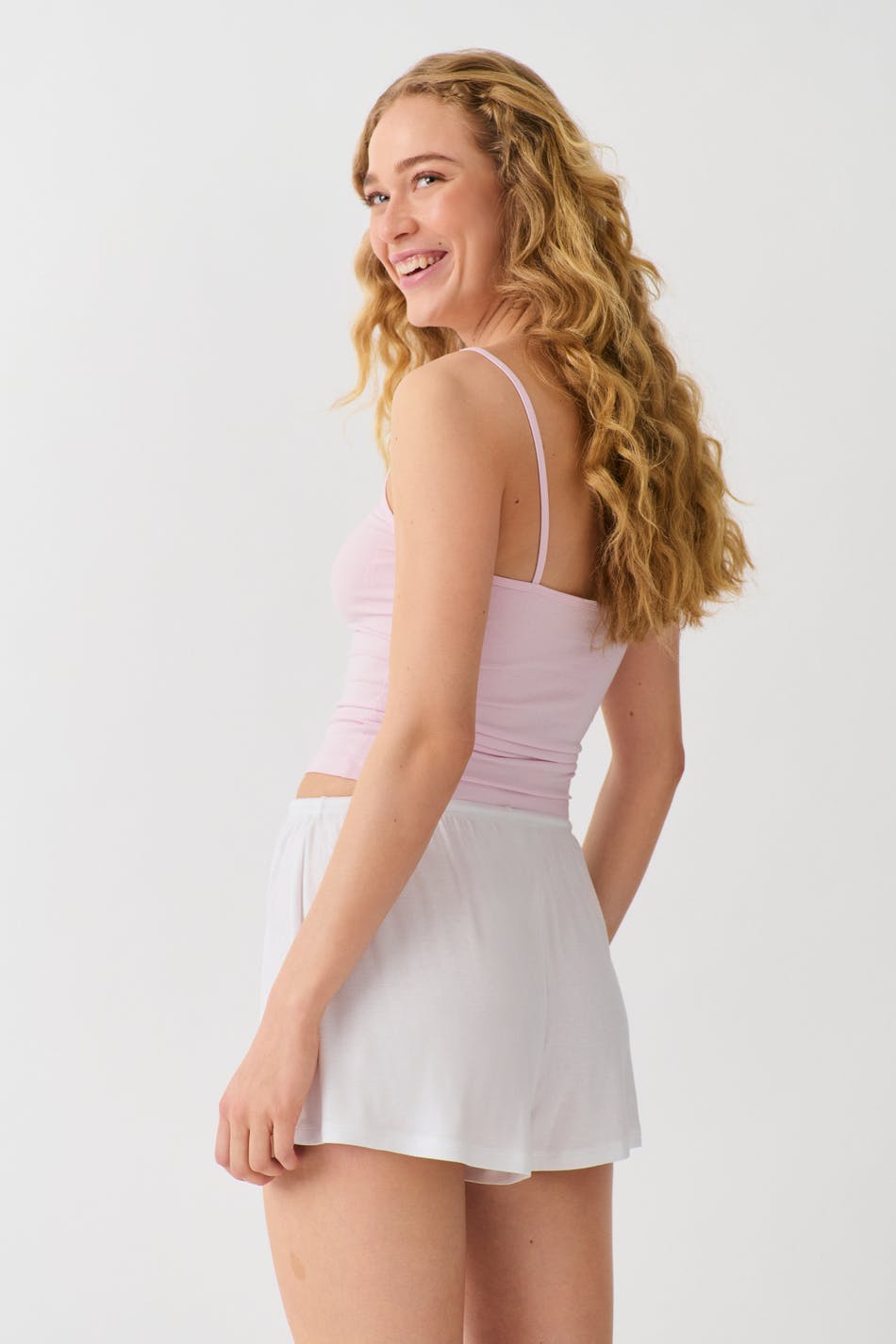 Soft drawstring shorts