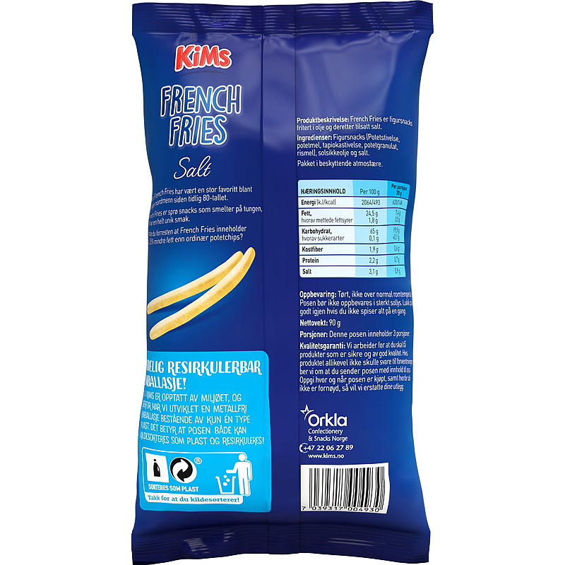 Kims French Fries 90 g Kims