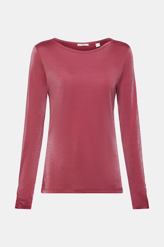 Longsleeve in Glanzoptik