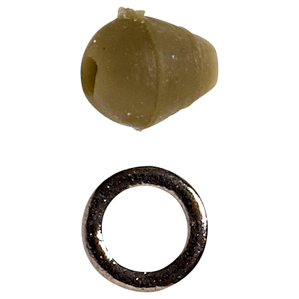 Kogha Carp Set Rubber Rig Stops + Ringe