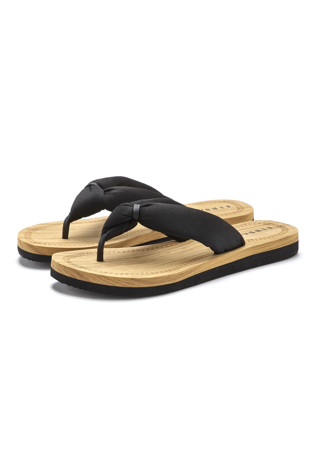 Elbsand  Sandalette - Schwarz - Flacher Absatz