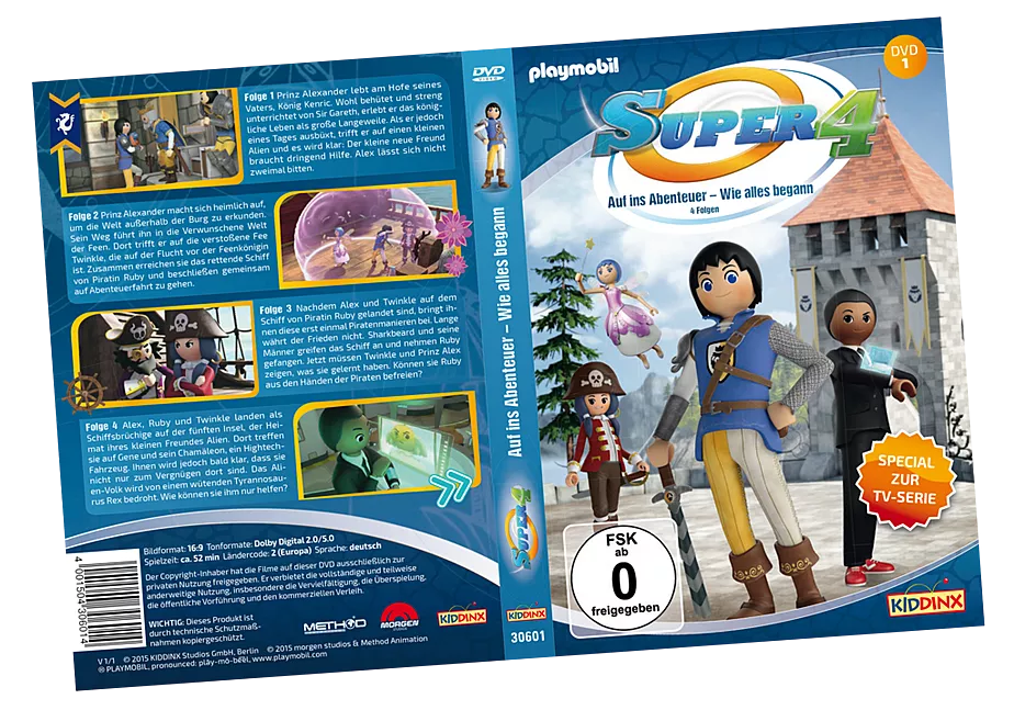 DVD 1 Super4: Auf ins Abenteuer - Wie alles begann