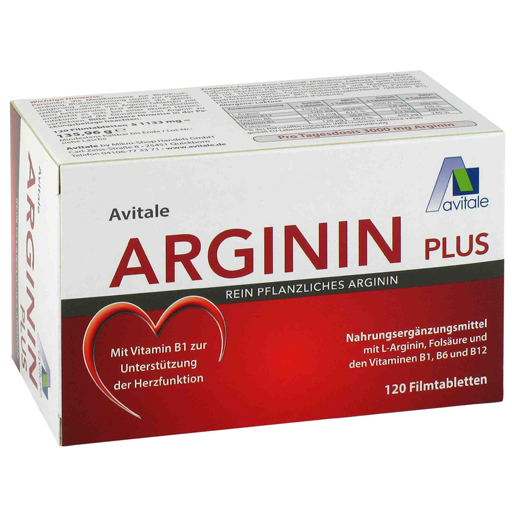 ARGININ PLUS Vitamin B1 B6 B12 Folsäure Filmtabl.  120 St  Filmtabletten