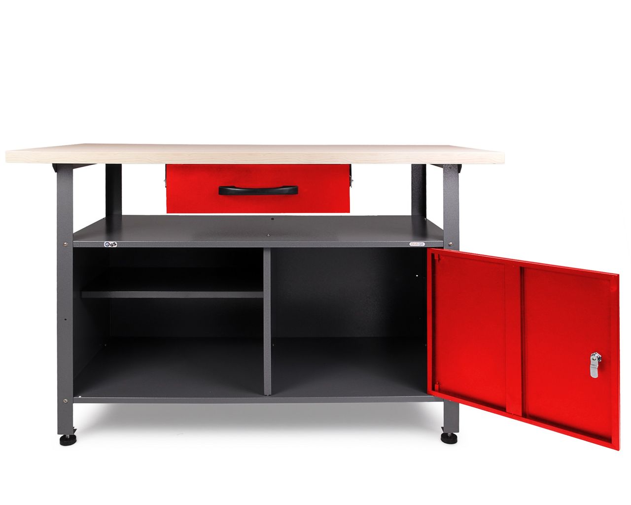Ondis24 Werkbank Klaus 120 cm rot