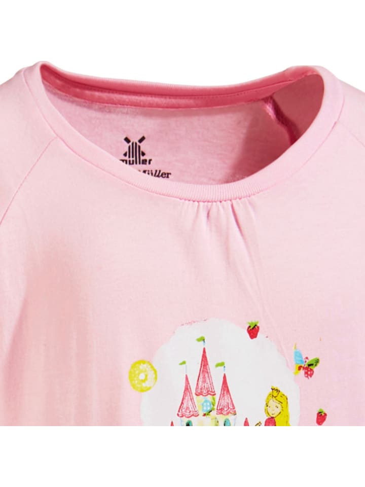 Erwin Müller Single-Jersey Kinder-Schlafanzug in hellrosa günstig kaufen