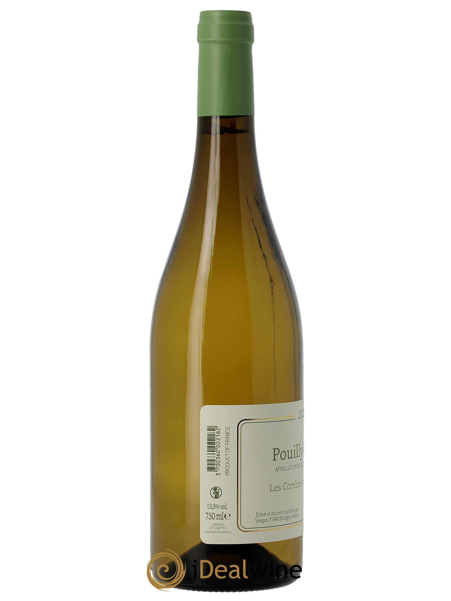 Pouilly-Fuissé Les Combes Vieilles Vignes Verget  2022 - Lot de 1 Bouteille