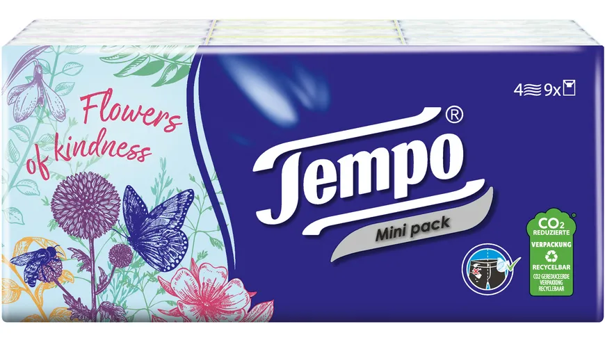 Tempo Taschentücher Mini Pack