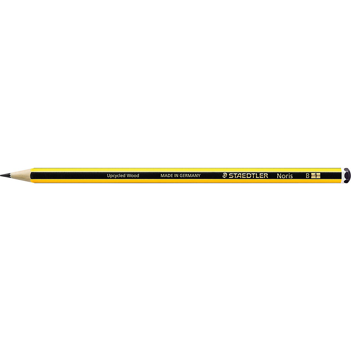 Noris® Bleistift, Stärke: B, gelb-schwarz