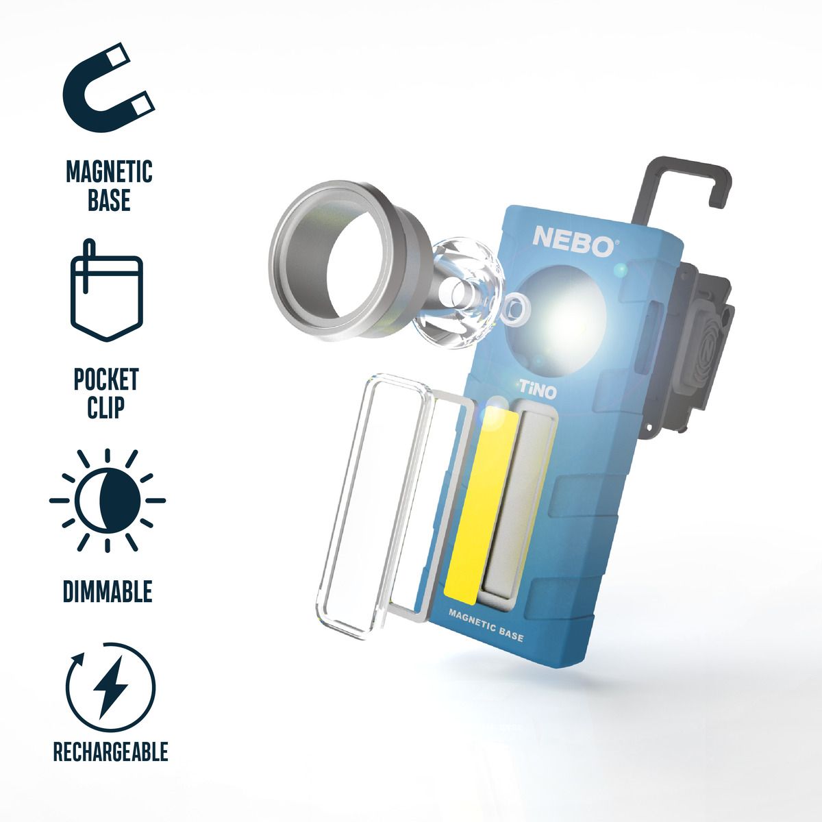 Nebo Tino Two in One Taschenlampe
