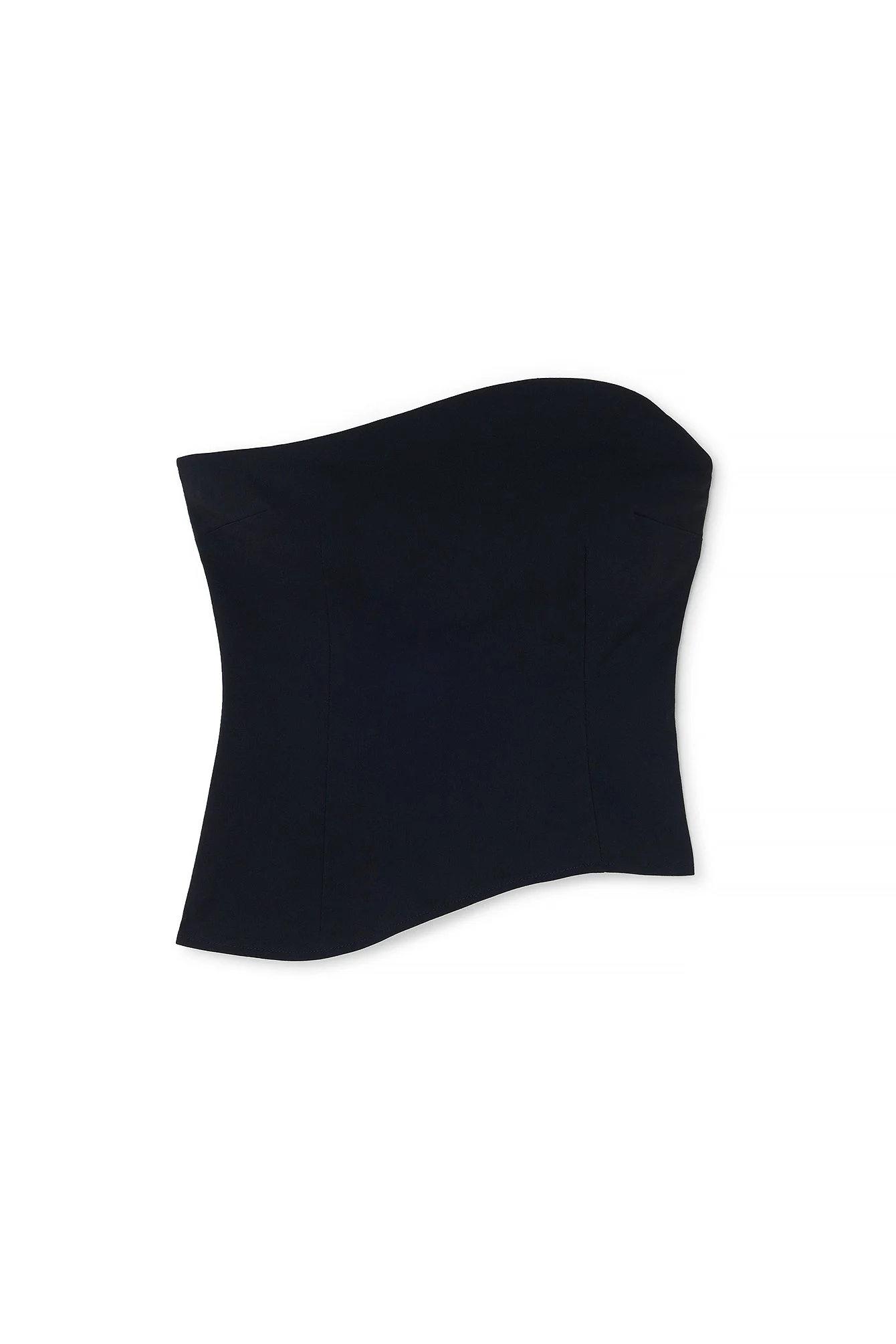 Asymmetrisches Bandeau-Oberteil