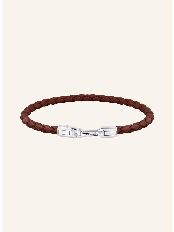 Thomas Sabo Armband in silber, braun günstig kaufen 17 cm