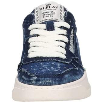 Replay Reload W Denim Sneaker in blau