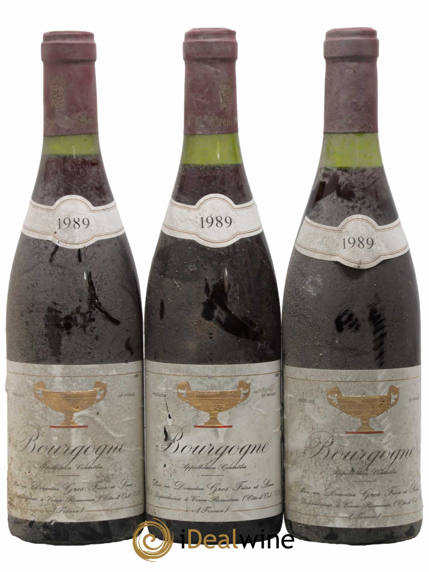 Bourgogne Gros Frère & Soeur  1989 - Lot de 6 Bouteilles