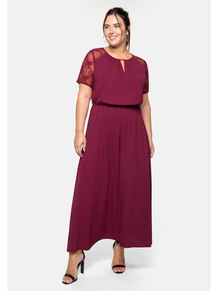 sheego Abendkleid in himbeere günstig kaufen 40