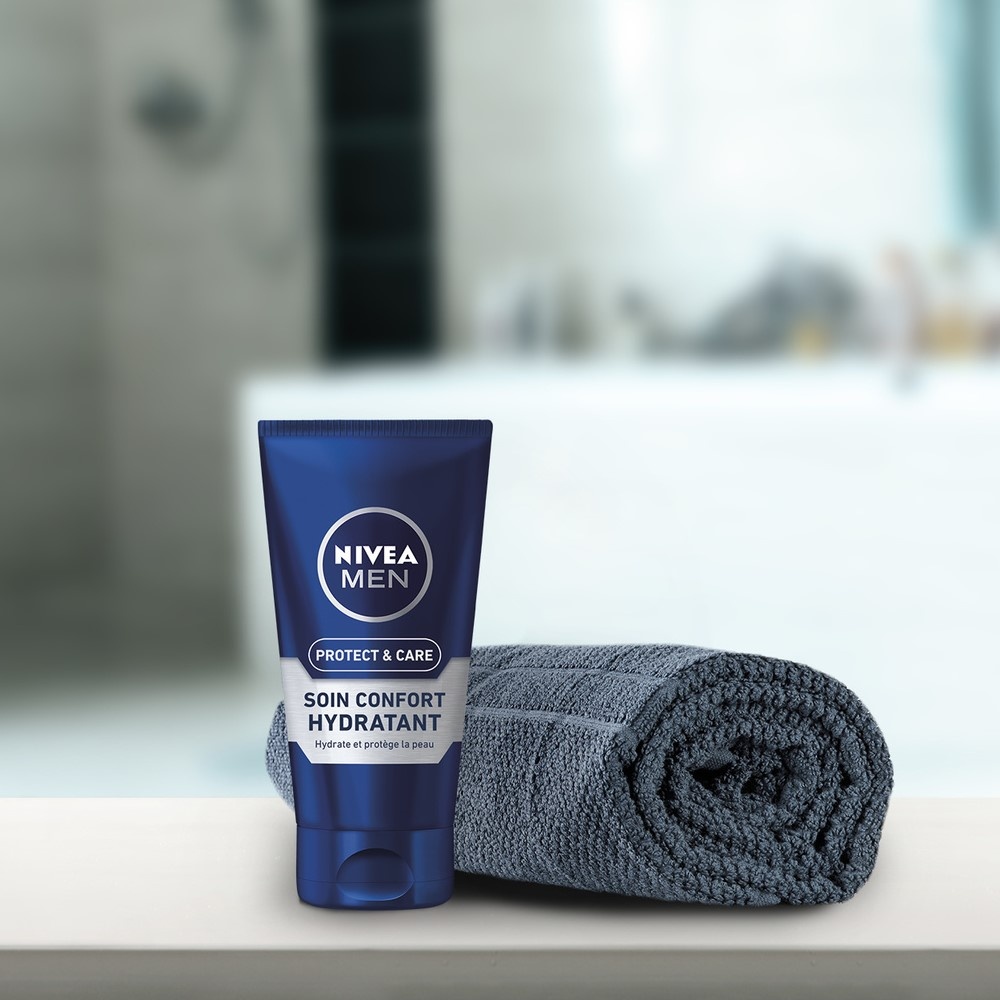 nivea PROTECT&CARE - Soin visage confort hydratation à l'Aloe Vera Crème soin visage homme