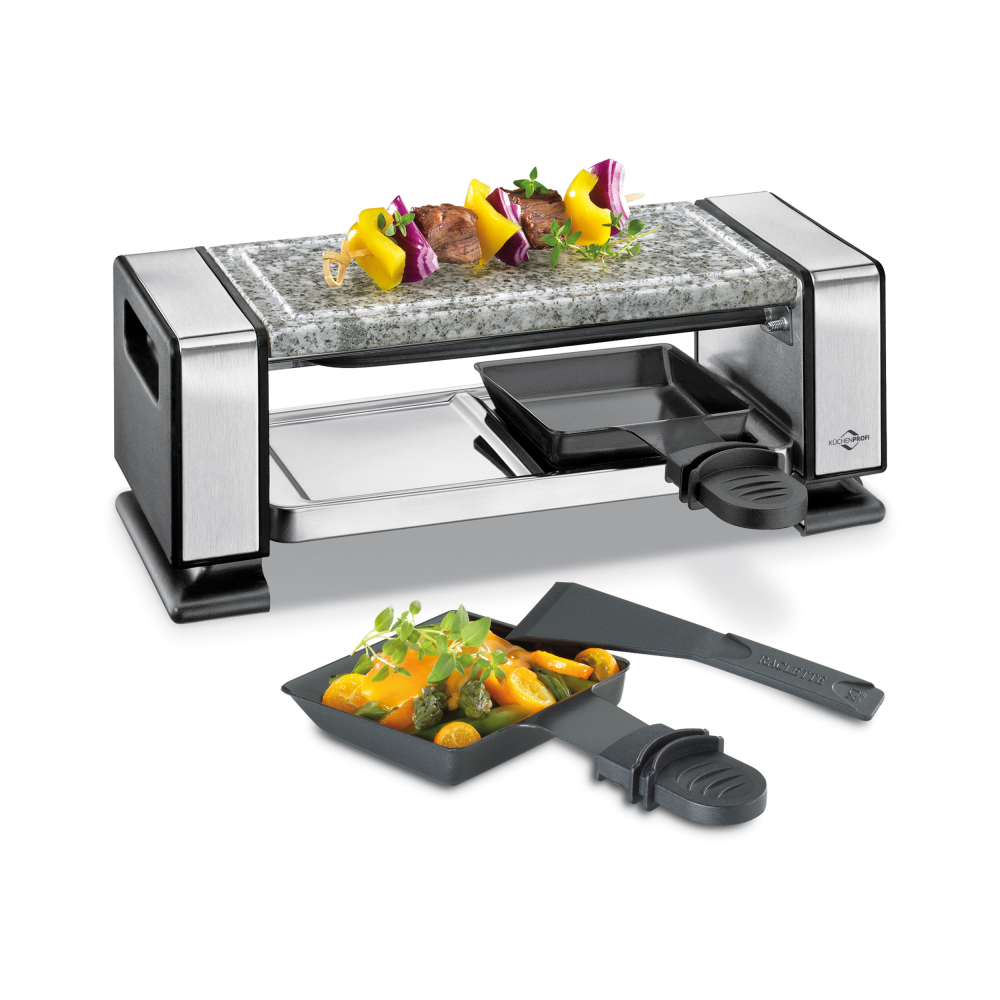 Raclette Vista silberfarben/schwarz