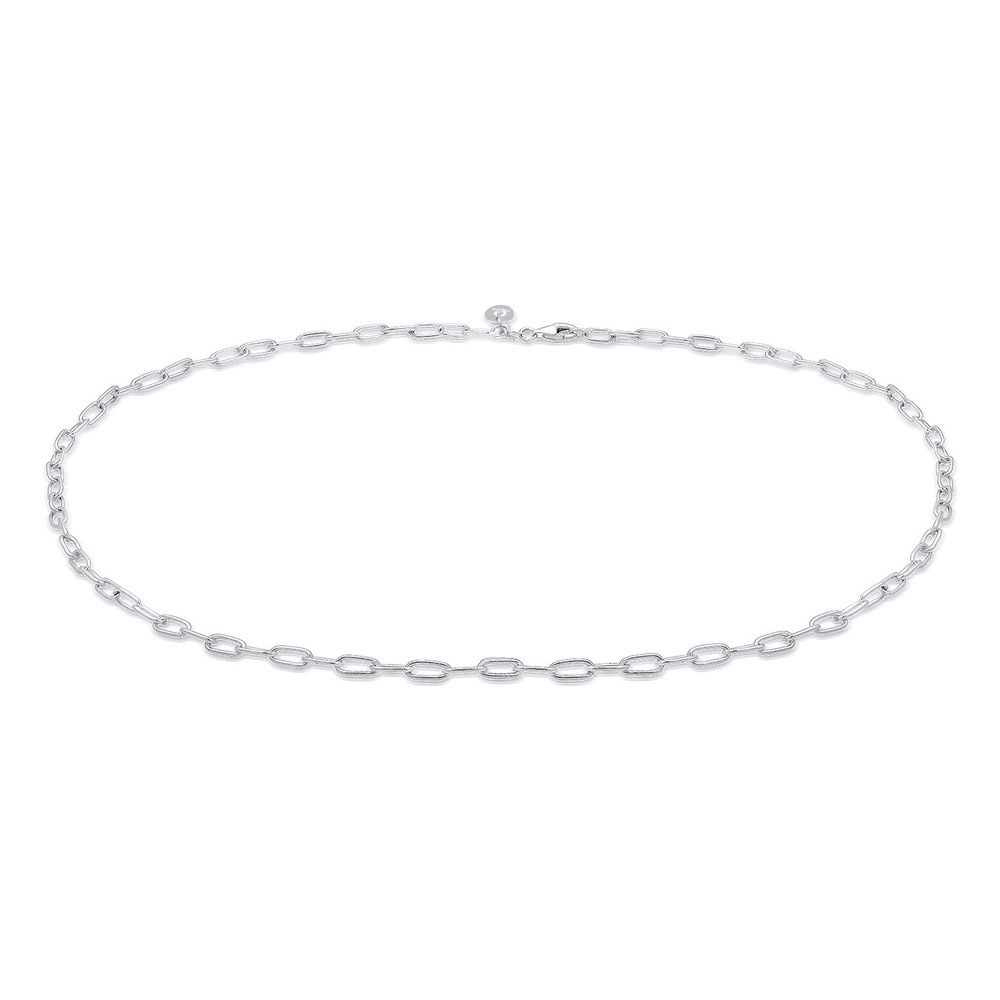Elli PREMIUM Elli PREMIUM Collier Femme à Maillons Tendance Basic en Argent Sterling 925 Bijoux