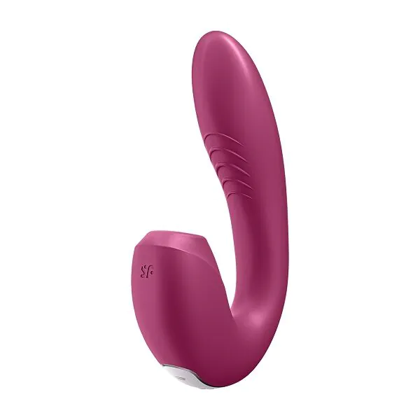 „Satisfyer Sunray Connect“ programėlė su uogų skonio intymiu masažuokliu