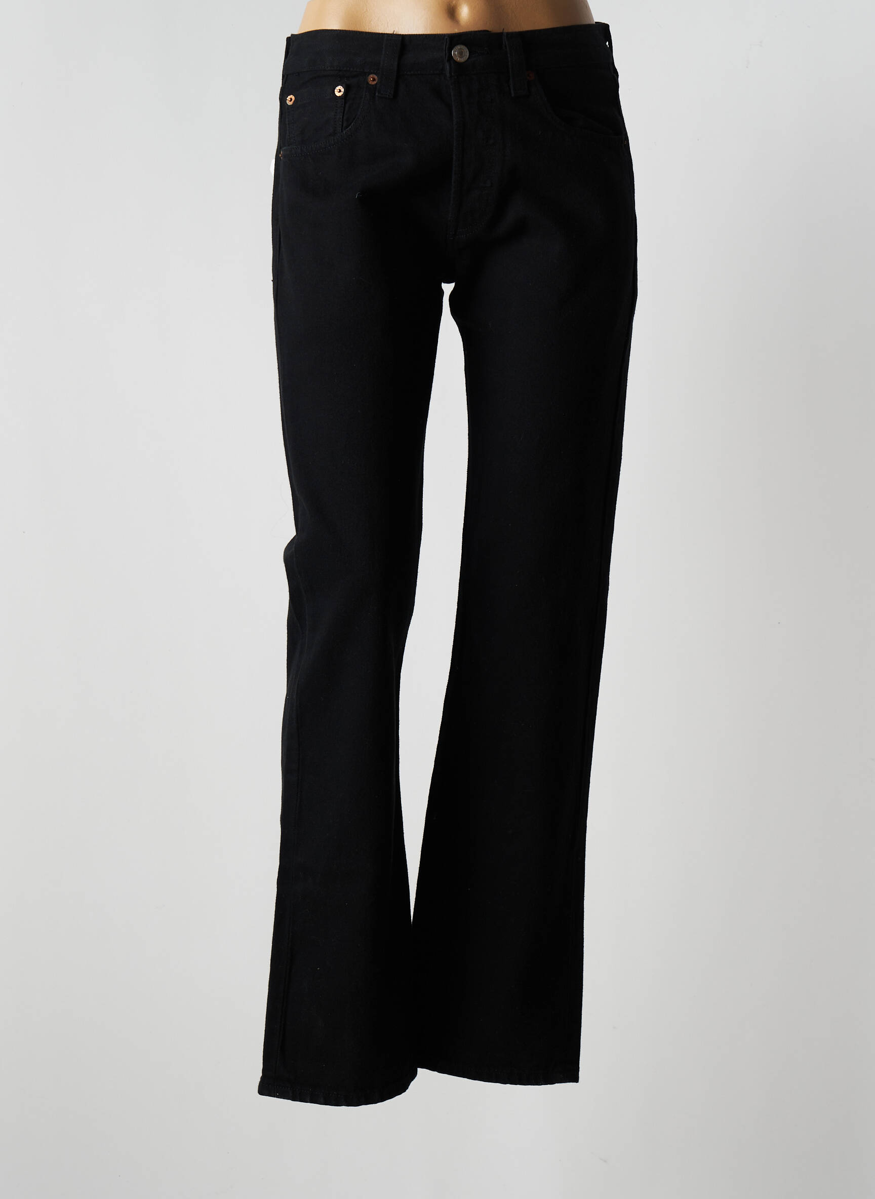 Levis Jeans Coupe Droite Femme couleur noir