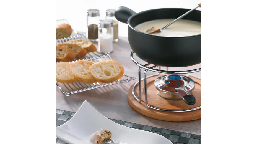 kela Käsefondue-Set Natura 10-tlg. schwarz