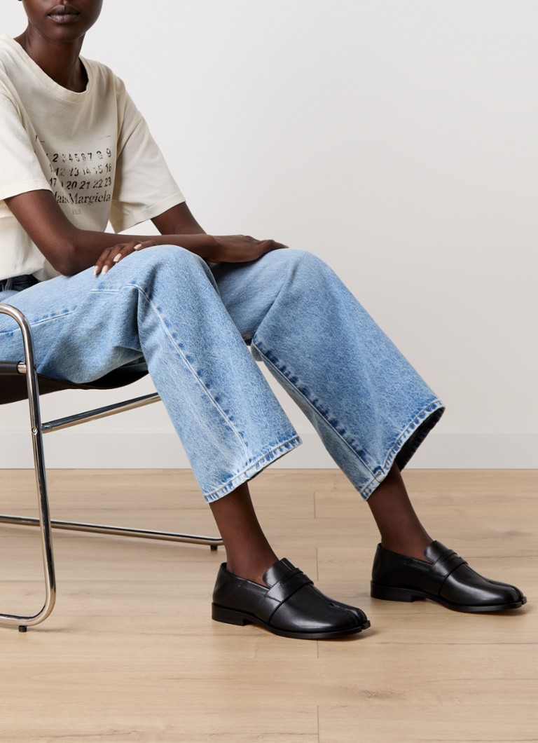 Mocasini din piele de vitel Maison Margiela Tabi