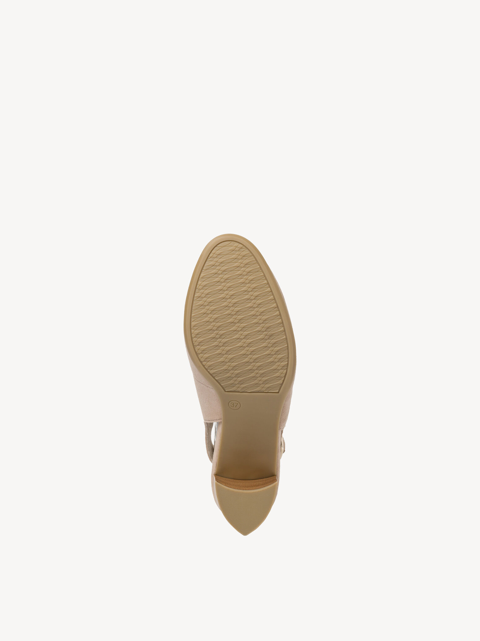 Escarpin en cuir - beige