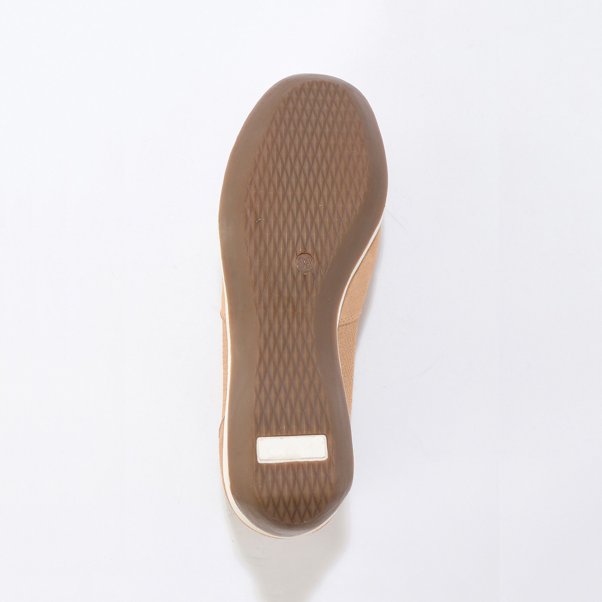 Baskets zippées compensées en cuir femme