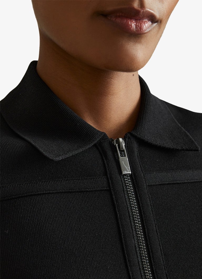 Reiss Nala mini dress with polo collar