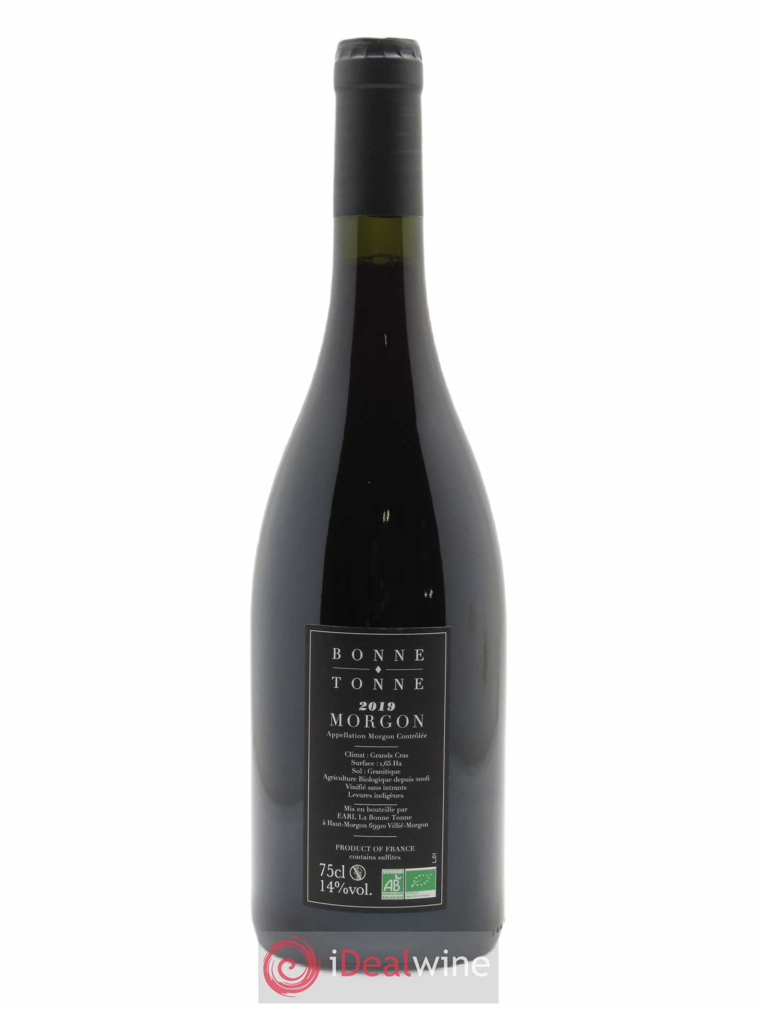 Morgon Grand Cras La Bonne Tonne  2019 - Lot de 1 Bouteille
