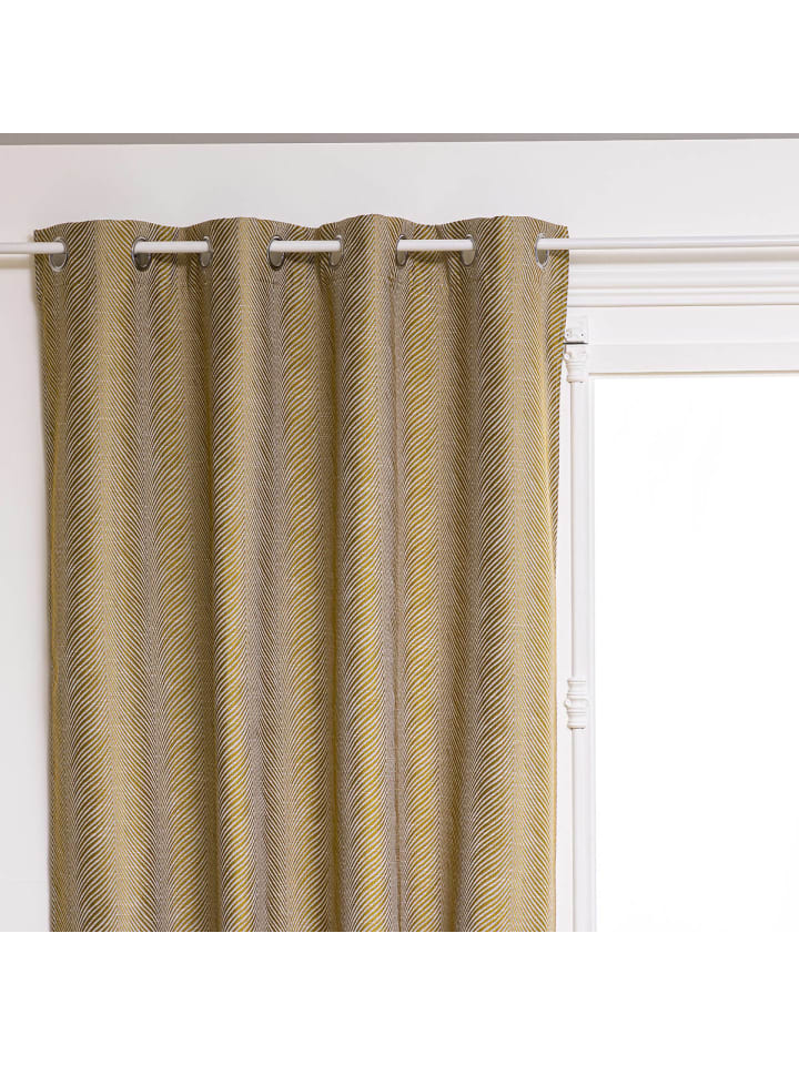 Atmosphera Créateur d'intérieur Verdunkelungsvorhang in gold günstig kaufen onesize